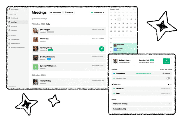 Tutors manage everything in one workspace